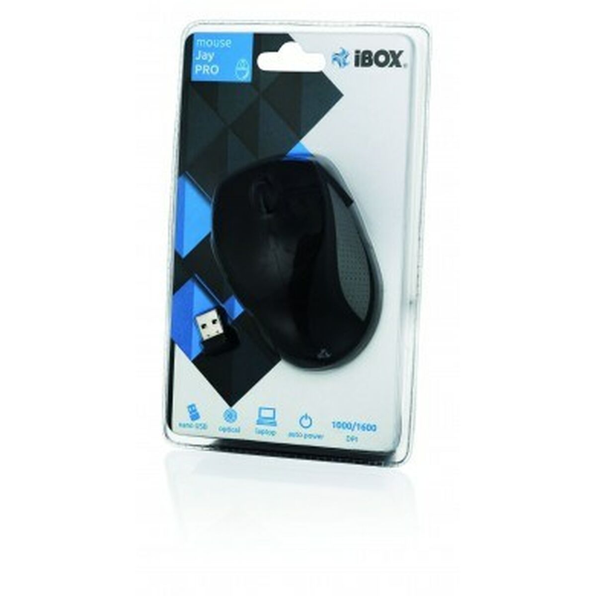 Rato sem Fios Ibox IMOS603 Preto/Cinzento